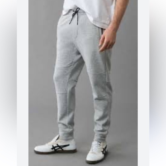 American Eagle Outfitters Gray Jogger Sweatpants Elastic Waistband Size XS Cozy - Picture 1 of 10
